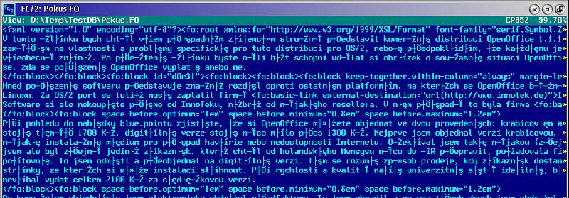 18.PNG - A Formating Objects document is an XML file with XML tags and human-readable text.