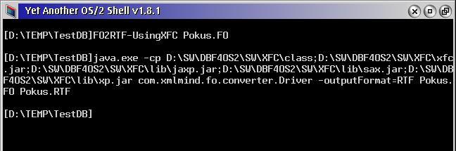 25.PNG - A Formatting Objects document can be also converted into RTF, using XFC. A script is provided in the framework but you must install XFC individually as it not free software.