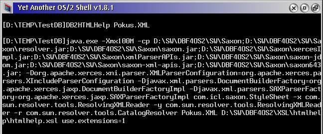 29.PNG - a DocBook document can be converted into a HTML Help document. Some addition processing is then necessary under Windows.